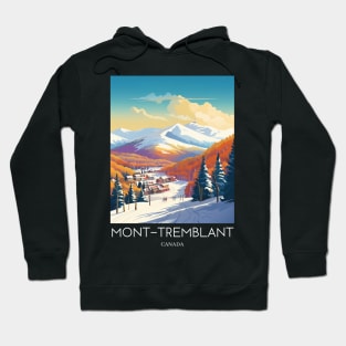 A Pop Art Travel Print of Mont Tremblant - Canada Hoodie